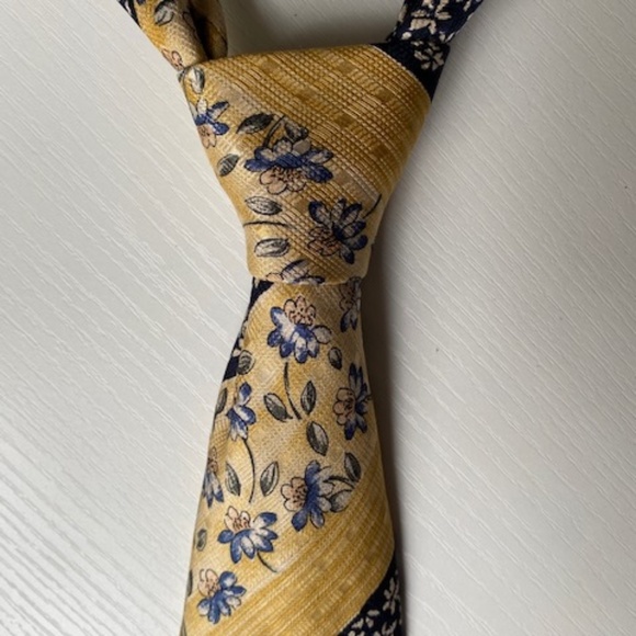 AMERICA Y2K Vintage Silk Tie Made in Italy - Picture 5 of 8